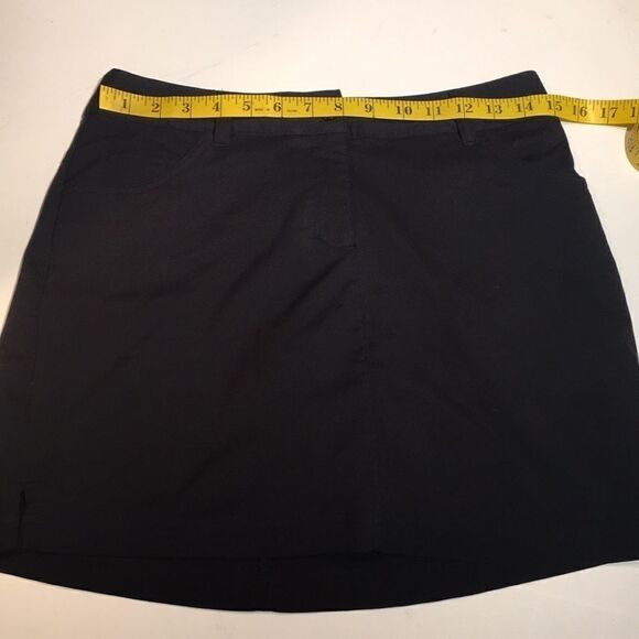 Slazenger Black Athletic Tennis Golf Skort - Size 2 - Picture 9 of 11